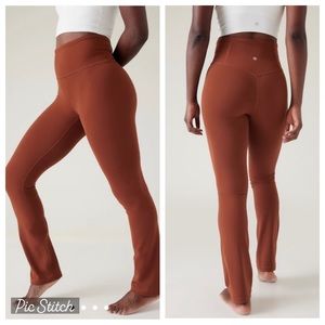 Athleta Brown High-Waisted Pants
